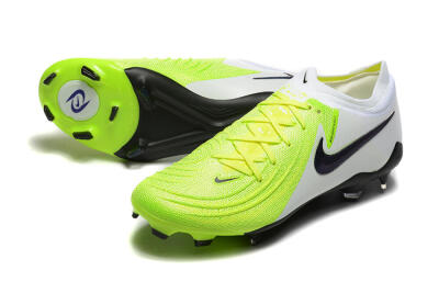 Men's Nike Phantom Luna Elite FG Firm Ground Low-Tops Football Boots - Yellow/White/Black