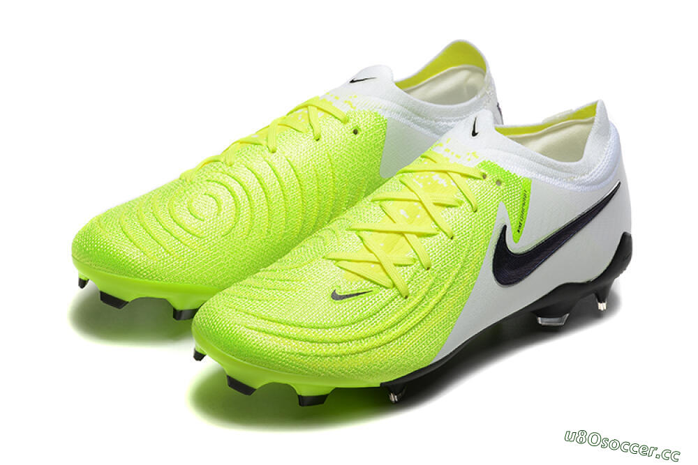Men's Nike Phantom Luna Elite FG Firm Ground Low-Tops Football Boots - Yellow/White/Black 5