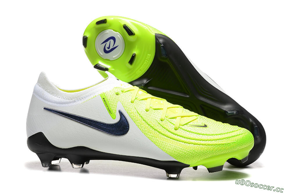 Men's Nike Phantom Luna Elite FG Firm Ground Low-Tops Football Boots - Yellow/White/Black 2