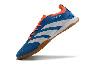 Men's Adidas Predator 24 Elite IC Indoor & Futsal Low-Tops Football Shoes - Blue/White/Red