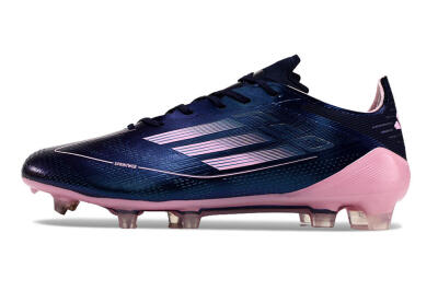 Men's Adidas F50 Elite FG Firm Ground Low-Tops Football Boots - Blue/Pink/Black