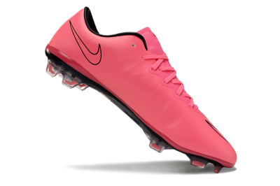 Men's Nike Mercurial Vapor 10 FG Firm Ground Low-Tops Football Boots - Pink/Black