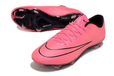 Men's Nike Mercurial Vapor 10 FG Firm Ground Low-Tops Football Boots - Pink/Black