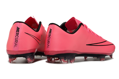 Men's Nike Mercurial Vapor 10 FG Firm Ground Low-Tops Football Boots - Pink/Black