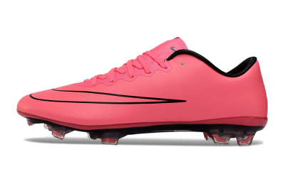 Men's Nike Mercurial Vapor 10 FG Firm Ground Low-Tops Football Boots - Pink/Black