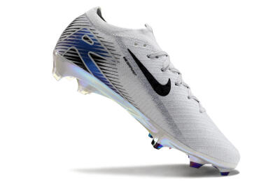 Men's Nike Air Zoom Mercurial Vapor 16 Elite FG Firm Ground Low-Tops Football Boots - Grey/Black/Blue