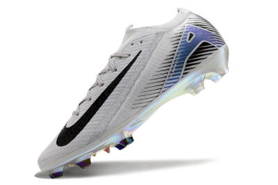Men's Nike Air Zoom Mercurial Vapor 16 Elite FG Firm Ground Low-Tops Football Boots - Grey/Black/Blue