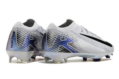Men's Nike Air Zoom Mercurial Vapor 16 Elite FG Firm Ground Low-Tops Football Boots - Grey/Black/Blue