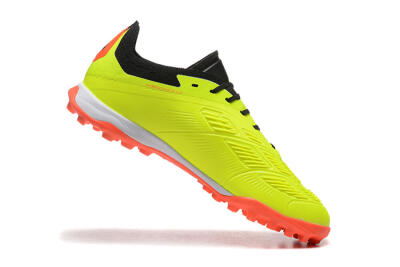 Men's Adidas Predator 24 Elite TF Artificial Turf Low-Tops Football Shoes - Yellow/Black/Red