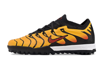 Kids Nike Air Zoom Mercurial Vapor 15 Elite TF Artificial Turf Low-Tops Football Shoes - Black/Yellow/Red