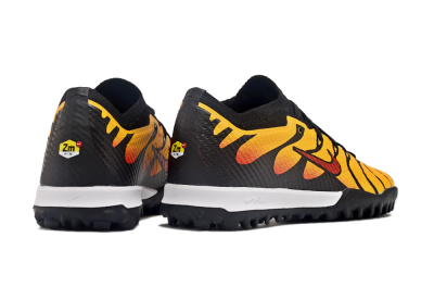 Kids Nike Air Zoom Mercurial Vapor 15 Elite TF Artificial Turf Low-Tops Football Shoes - Black/Yellow/Red