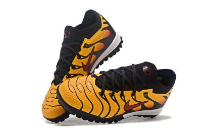 Kids Nike Air Zoom Mercurial Vapor 15 Elite TF Artificial Turf Low-Tops Football Shoes - Black/Yellow/Red