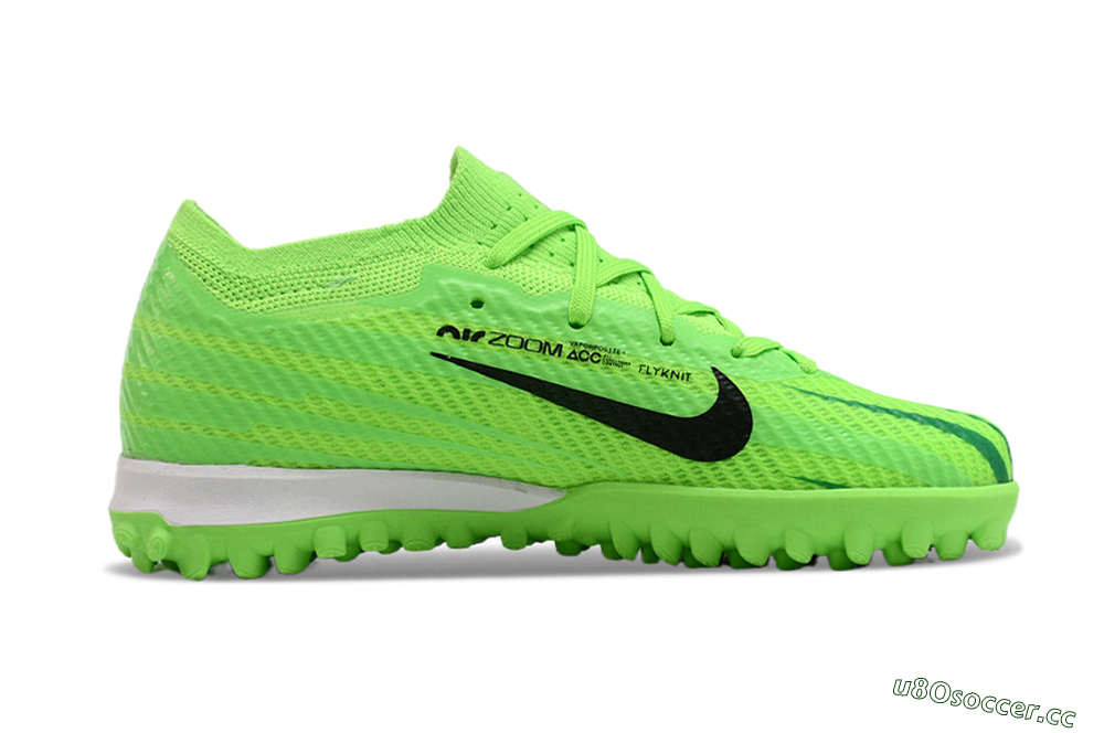 Kids Nike Air Zoom Mercurial Vapor 15 Elite TF Artificial Turf Low-Tops Football Shoes - Yellow/Black/White 6