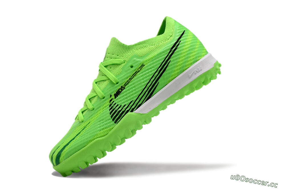 Kids Nike Air Zoom Mercurial Vapor 15 Elite TF Artificial Turf Low-Tops Football Shoes - Yellow/Black/White 5