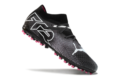 Men's Puma Future Ultimate MG Multi Ground Low-Tops Football Boots - Black/White/Pink