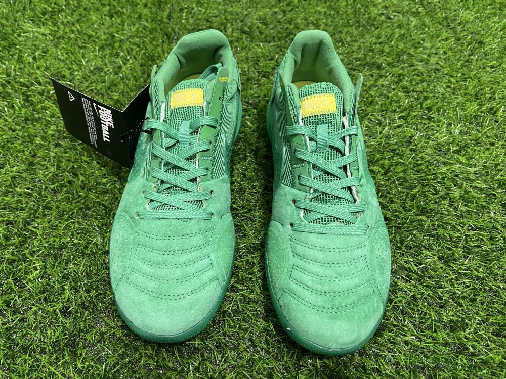 Men's Nike Street Gato IC Indoor & Futsal Low-Tops Football Shoes - Green/Green/Green