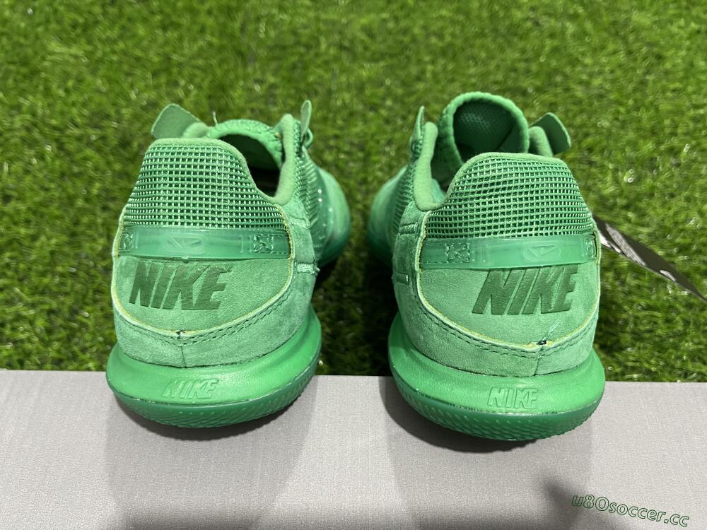 Men's Nike Street Gato IC Indoor & Futsal Low-Tops Football Shoes - Green/Green/Green