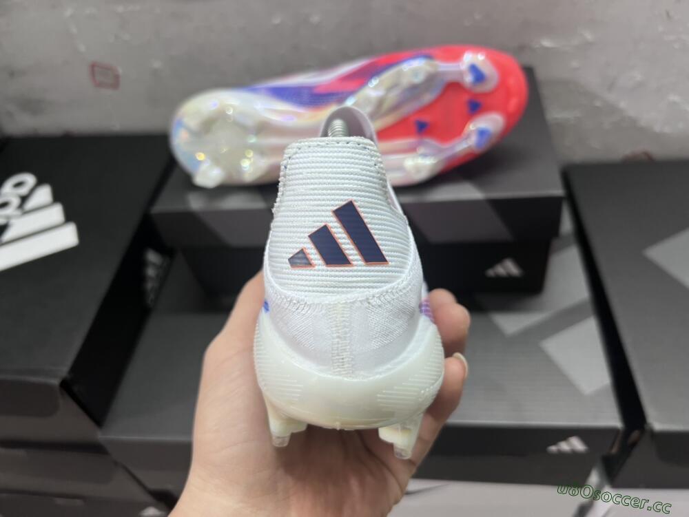 Men's Adidas F50 Adizero FG Firm Ground Low-Tops Football Boots - Red/White/Blue