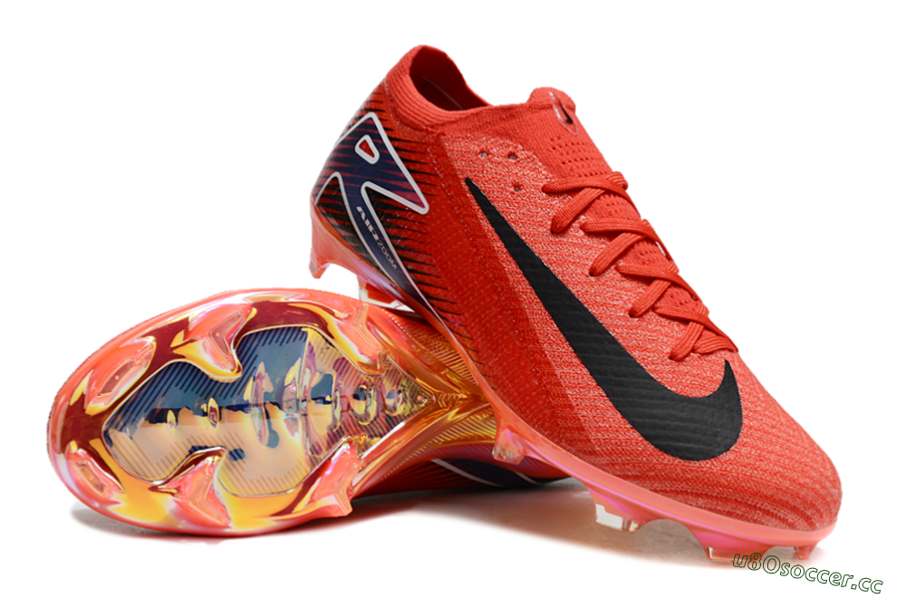 Unisex Nike Air Zoom Mercurial Vapor 16 Elite FG Firm Ground Low-Tops Football Boots - Red/Black/White/Gold 0