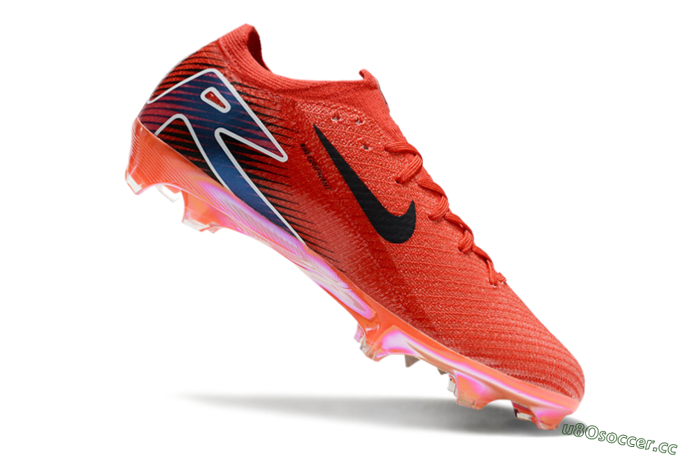 Unisex Nike Air Zoom Mercurial Vapor 16 Elite FG Firm Ground Low-Tops Football Boots - Red/Black/White/Gold 3