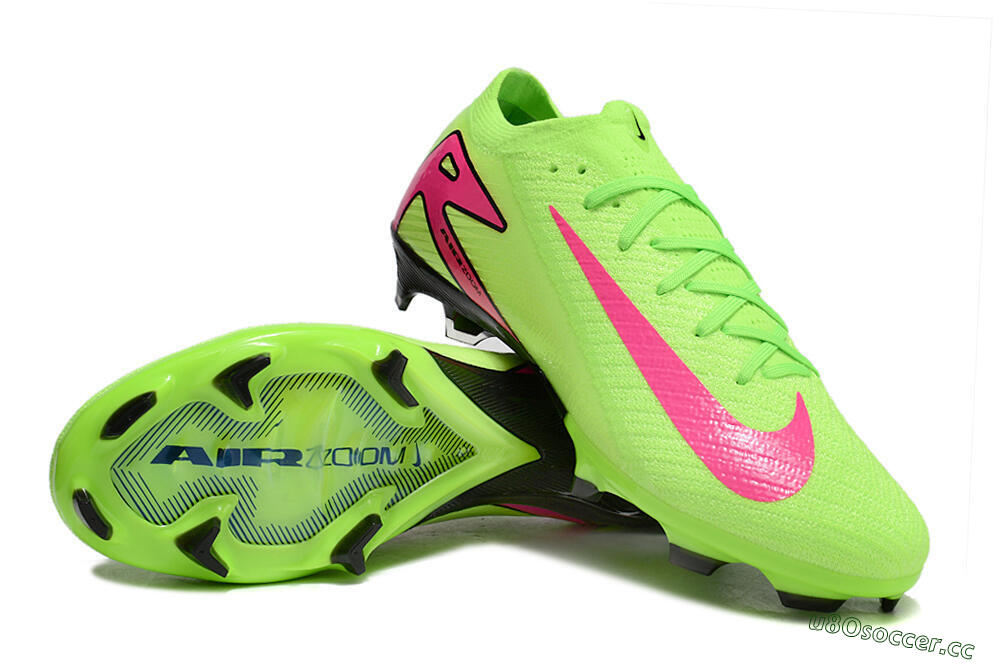 Men's Nike Air Zoom Mercurial Vapor 16 Elite FG Firm Ground Low-Tops Football Boots - Jade/Pink/Black 3