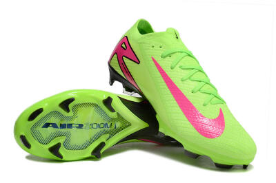 Men's Nike Air Zoom Mercurial Vapor 16 Elite FG Firm Ground Low-Tops Football Boots - Jade/Pink/Black