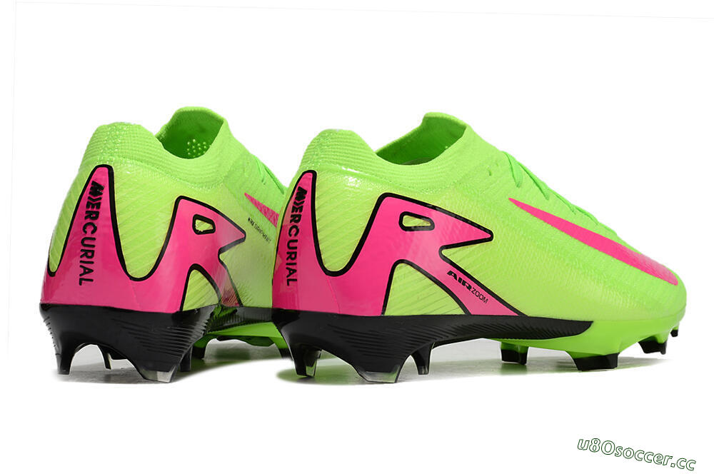 Men's Nike Air Zoom Mercurial Vapor 16 Elite FG Firm Ground Low-Tops Football Boots - Jade/Pink/Black 6