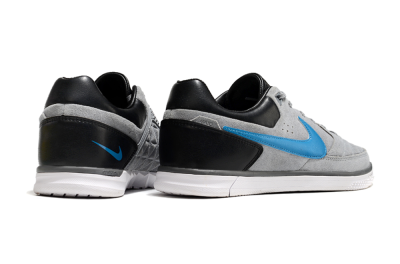 Men's Nike Street Gato IC Indoor & Futsal Low-Tops Football Shoes - Grey/Blue/Black