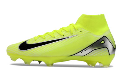 Men's Nike Air Zoom Mercurial Superfly 16 Elite FG Firm Ground High-Tops Football Boots - Yellow/Sliver/Black