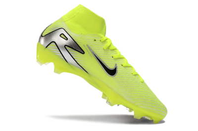 Men's Nike Air Zoom Mercurial Superfly 16 Elite FG Firm Ground High-Tops Football Boots - Yellow/Sliver/Black