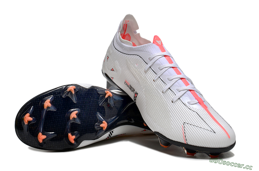 Men's Puma Ultra 5 Ultimate FG Firm Ground Low-Tops Football Boots - White/Black/Orange 3