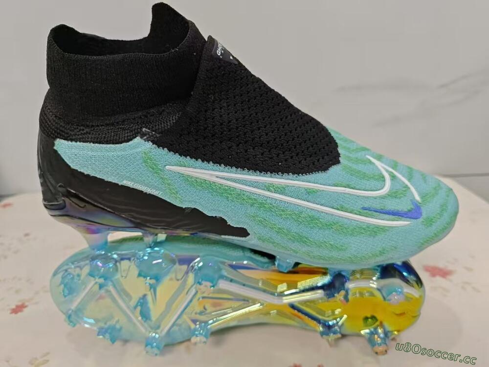 Men's Nike Phantom GX Elite FG Firm Ground High-Tops Football Boots - Blue/Black