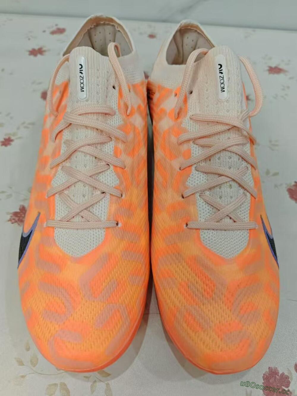 Men's Nike Air Zoom Mercurial Vapor 15 Elite FG Firm Ground Low-Tops Football Boots - Orange/Black/Purple