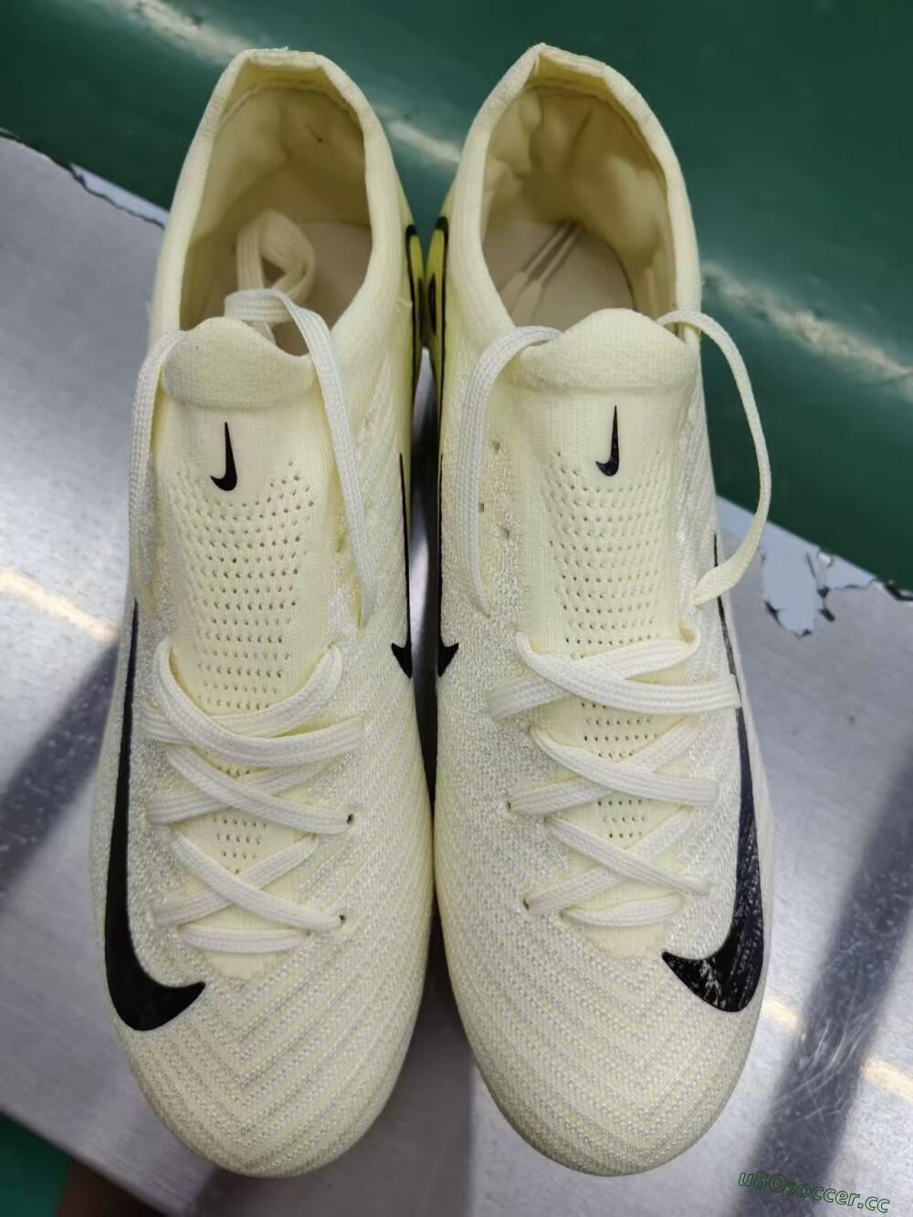 Men's Nike Air Zoom Mercurial Vapor 16 Elite FG Firm Ground Low-Tops Football Boots - Beige/Black/Yellow