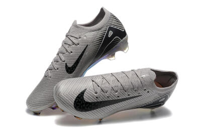 Men's Nike Air Zoom Mercurial Vapor 16 Elite FG Firm Ground Low-Tops Football Boots - Grey/Black/White/Gold