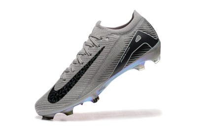 Men's Nike Air Zoom Mercurial Vapor 16 Elite FG Firm Ground Low-Tops Football Boots - Grey/Black/White/Gold