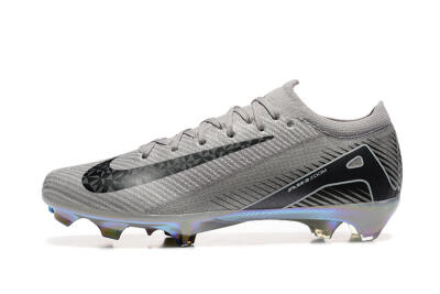 Men's Nike Air Zoom Mercurial Vapor 16 Elite FG Firm Ground Low-Tops Football Boots - Grey/Black/White/Gold
