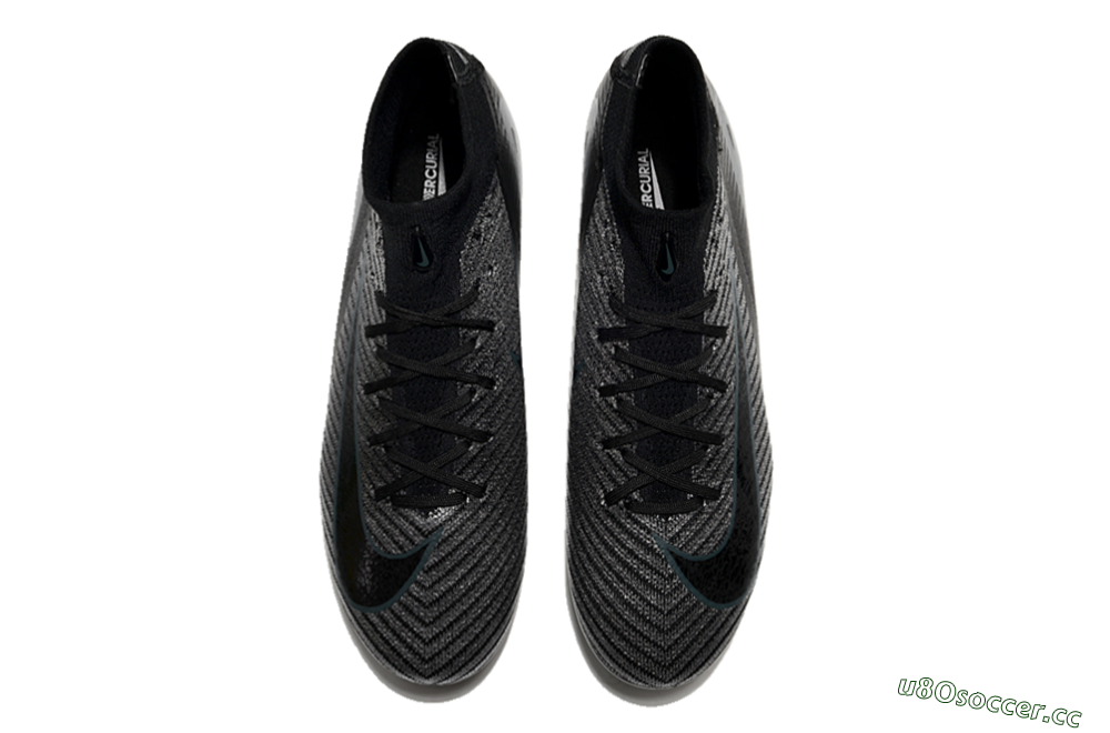 Unisex Nike Air Zoom Mercurial Superfly 10 Elite AG Artificial Grass High-Tops Football Boots - Blue/Silver/Jade 4