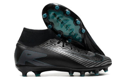 Unisex Nike Air Zoom Mercurial Superfly 10 Elite AG Artificial Grass High-Tops Football Boots - Blue/Silver/Jade
