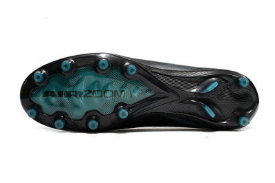 Unisex Nike Air Zoom Mercurial Superfly 10 Elite AG Artificial Grass High-Tops Football Boots - Blue/Silver/Jade