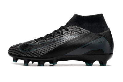 Unisex Nike Air Zoom Mercurial Superfly 10 Elite AG Artificial Grass High-Tops Football Boots - Blue/Silver/Jade