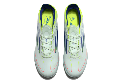 Unisex Adidas F50 Elite TF Artificial Turf Low-Tops Football Shoes - Jade/Blue/Yellow