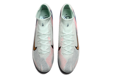 Unisex Nike Air Zoom Mercurial Superfly 10 Elite AG Artificial Grass High-Tops Football Boots - Jade/Yellow/Pink/Blue