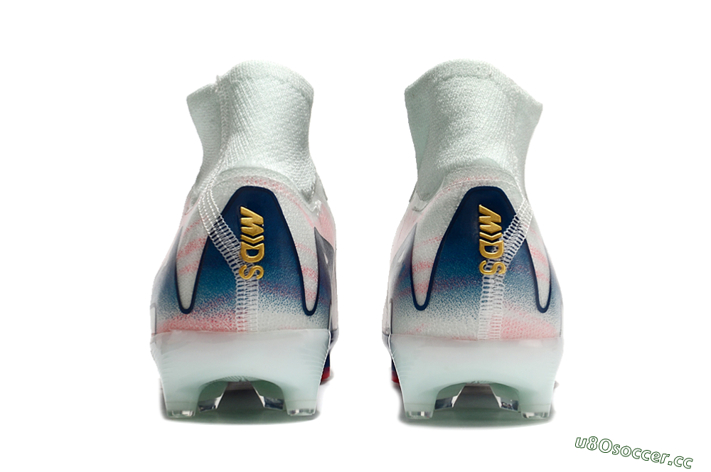 Unisex Nike Air Zoom Mercurial Superfly 10 Elite AG Artificial Grass High-Tops Football Boots - Jade/Yellow/Pink/Blue 5