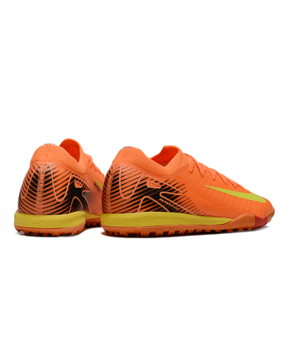 Men's Nike Air Zoom Mercurial Vapor 16 Elite TF Artificial Turf Low-Tops Football Shoes - Orange/Yellow/Black