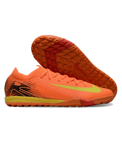Men's Nike Air Zoom Mercurial Vapor 16 Elite TF Artificial Turf Low-Tops Football Shoes - Orange/Yellow/Black