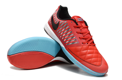 Unisex Nike Lunar Gato 2 IC Indoor & Futsal Low-Tops Football Shoes - Red/Black/Blue/White