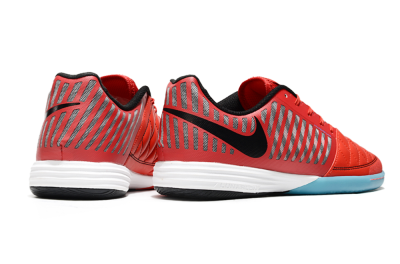 Unisex Nike Lunar Gato 2 IC Indoor & Futsal Low-Tops Football Shoes - Red/Black/Blue/White
