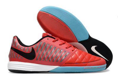 Unisex Nike Lunar Gato 2 IC Indoor & Futsal Low-Tops Football Shoes - Red/Black/Blue/White