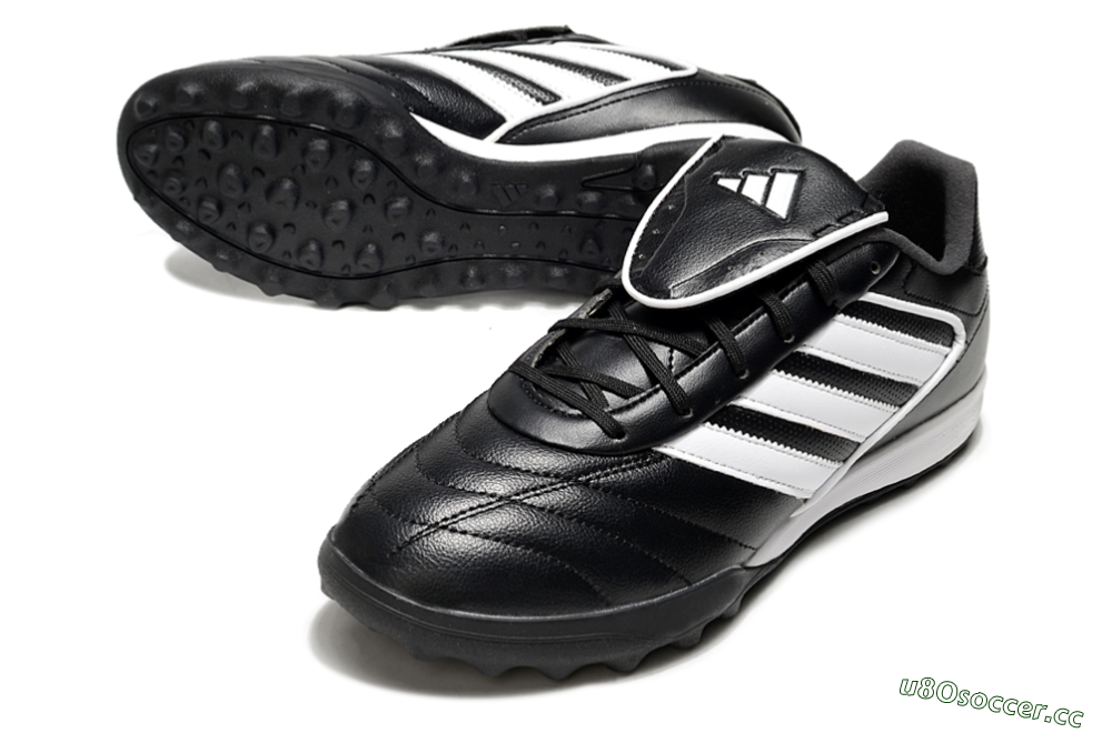 Men's Adidas Copa Gloro 2 TF Artificial Turf Low-Tops Football Shoes - Black/White 3